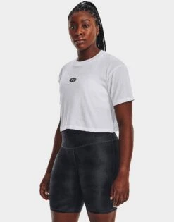 Under Armour Logo Crop De Marque Manche Courte
