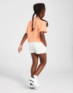 Puma Girls' Core T-Shirt & Shorts Set Children -Sport Vêtements Magasin jd 520843 e