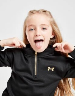 Under Armour Girls' Metallic 1/4 Zip Top/Leggings Set Children -Sport Vêtements Magasin jd 547799 c