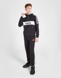 Adidas Ensemble De Survêtement Zippé Capuche Junior