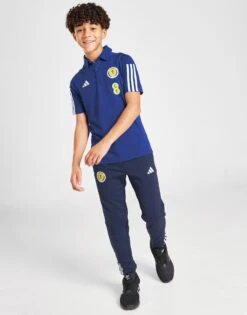 Adidas Scotland Tiro 23 Cotton Polo Shirt Junior -Sport Vêtements Magasin jd 568580 c