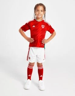 Adidas Kit Domicile Pays De Galles Wales 2022 Enfant