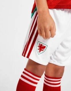 Adidas Kit Domicile Pays De Galles Wales 2022 Enfant -Sport Vêtements Magasin jd 568729 d