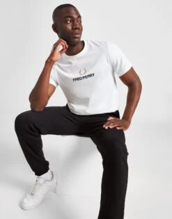 Sport Vêtements Magasin 21 Fred Perry T-shirt Global Stack Homme