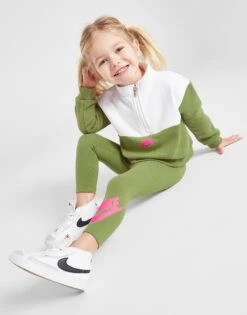 Nike Ensemble Sweat Zippé/Legging Colour Block Bébé