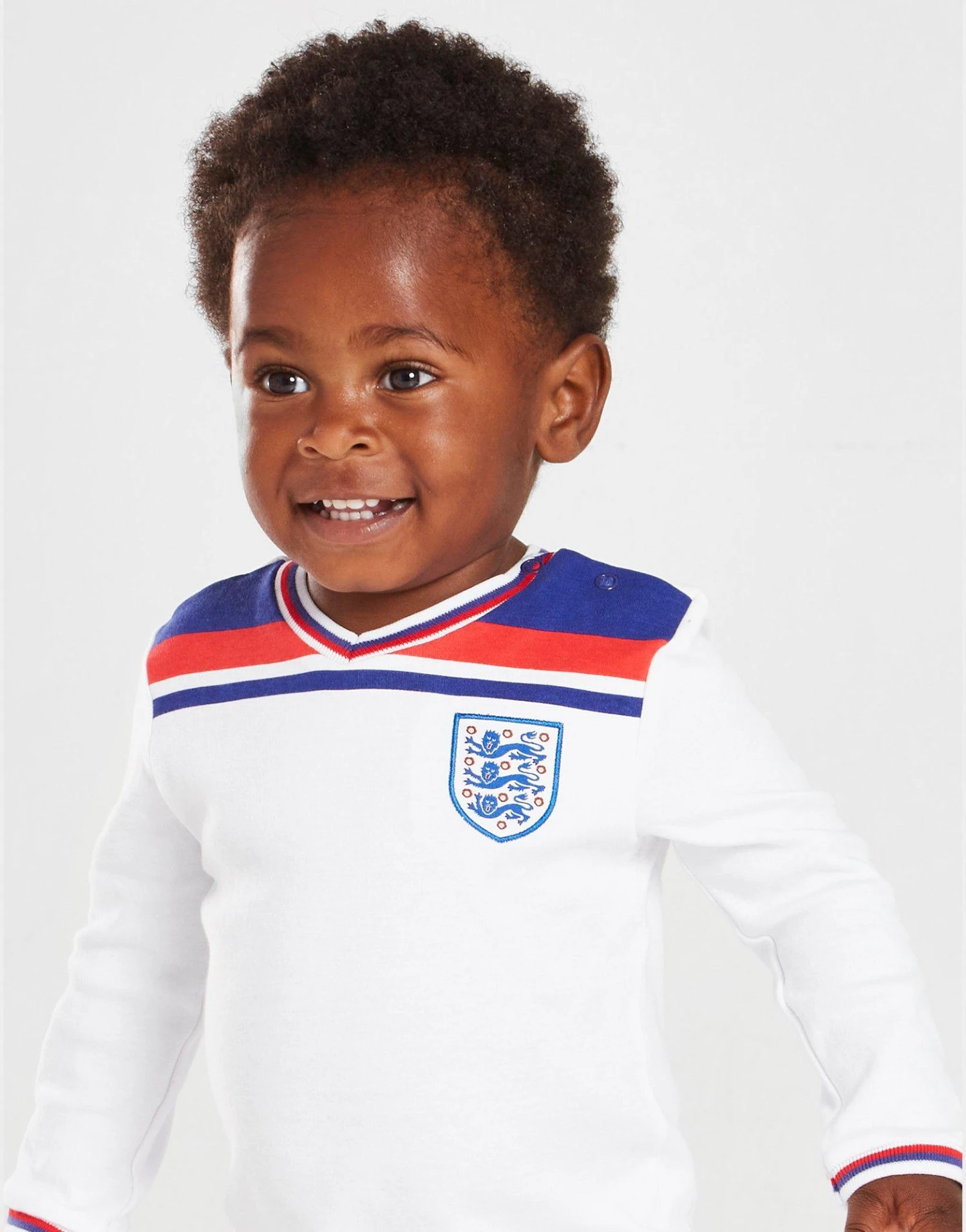 Official Team Grenouillère Domicile Rétro Angleterre '82 Bébé 2 Official Team Grenouillère Domicile Rétro Angleterre '82 Bébé – Image 2