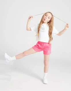 JUICY COUTURE Ensemble T-shirt/Short Velours Pailleté Fille
