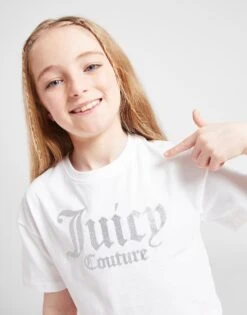 JUICY COUTURE Ensemble T-shirt/Short Velours Pailleté Fille -Sport Vêtements Magasin jd 607314 c