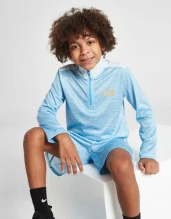Under Armour Ensemle Haut Zippé/Short Enfant