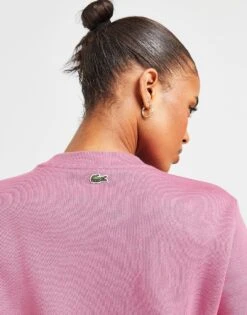 Lacoste Sweatshirt Logo Ovale Femme -Sport Vêtements Magasin jd 619151 d