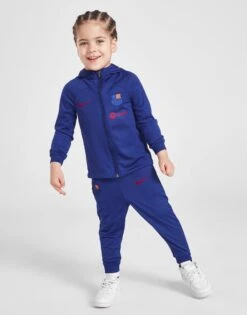Nike FC Barcelona Strike Hooded Tracksuit Infant