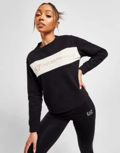 Emporio Armani EA7 Sweatshirt Colour Block Femme