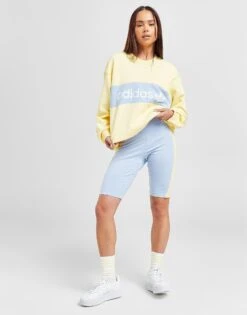 Adidas Originals Sweatshirt Linear Femme -Sport Vêtements Magasin jd 644025 e