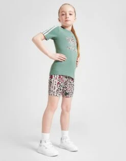 Adidas Originals Ensemble T-shirt/Short Cycliste Enfant Léopard Enfant -Sport Vêtements Magasin jd 644391 c