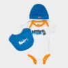 Nike 3 Piece Hat, Babygrow And Bib Set Infant