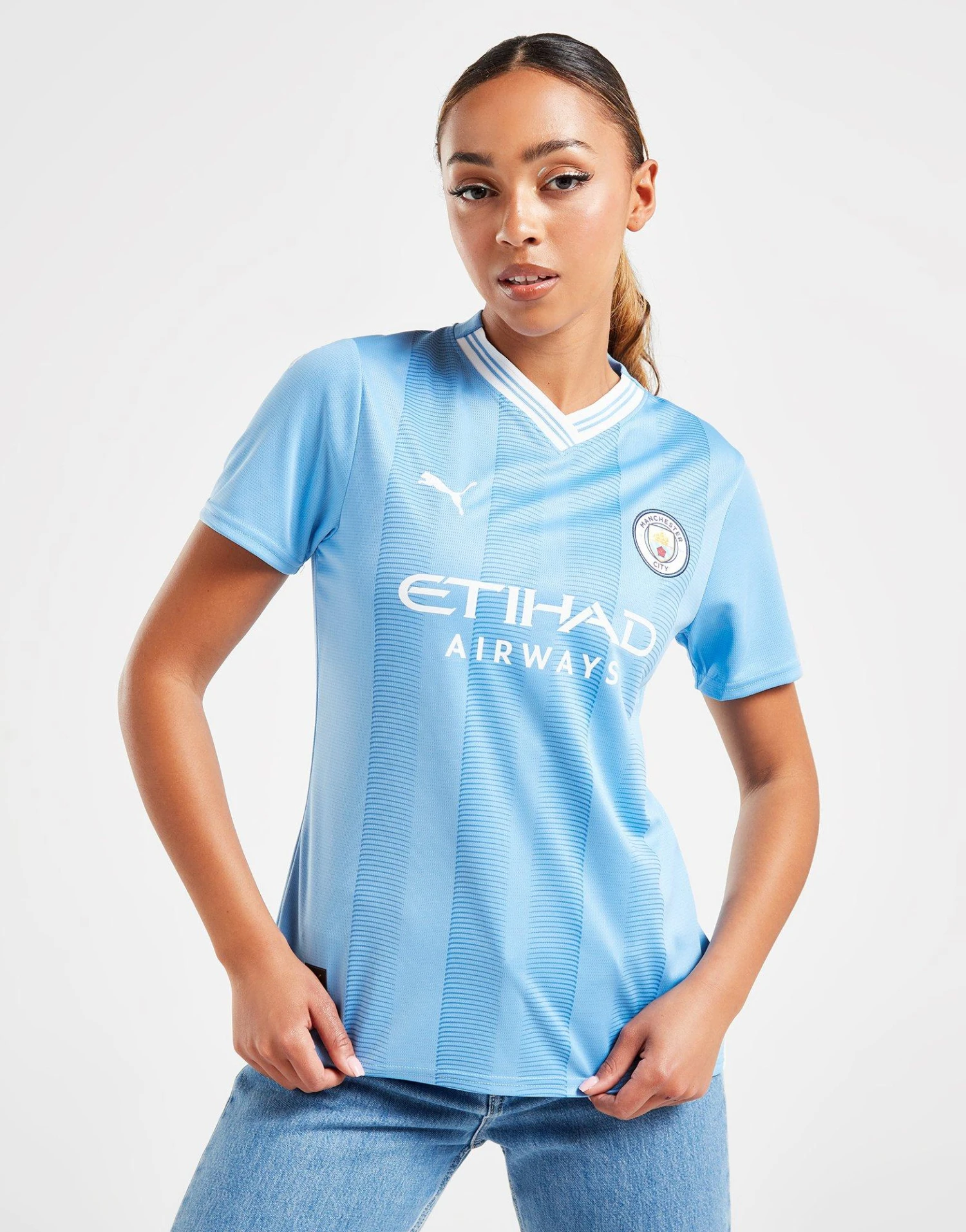 Puma Maillot Domicile Manchester City FC 2023/24 Femme 2 Puma Maillot Domicile Manchester City FC 2023/24 Femme – Image 2