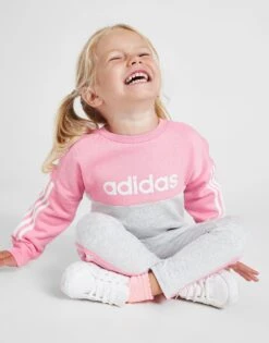 Adidas Ensemble De Survêtement Linear Bébé