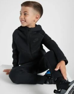Nike Ensemble De Survêtement Zippé Tech Enfant