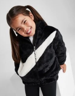 Nike Veste Fausse Fourrure Swoosh Enfant