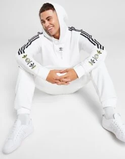 Adidas Originals Sweat à Capuche Sticker Homme
