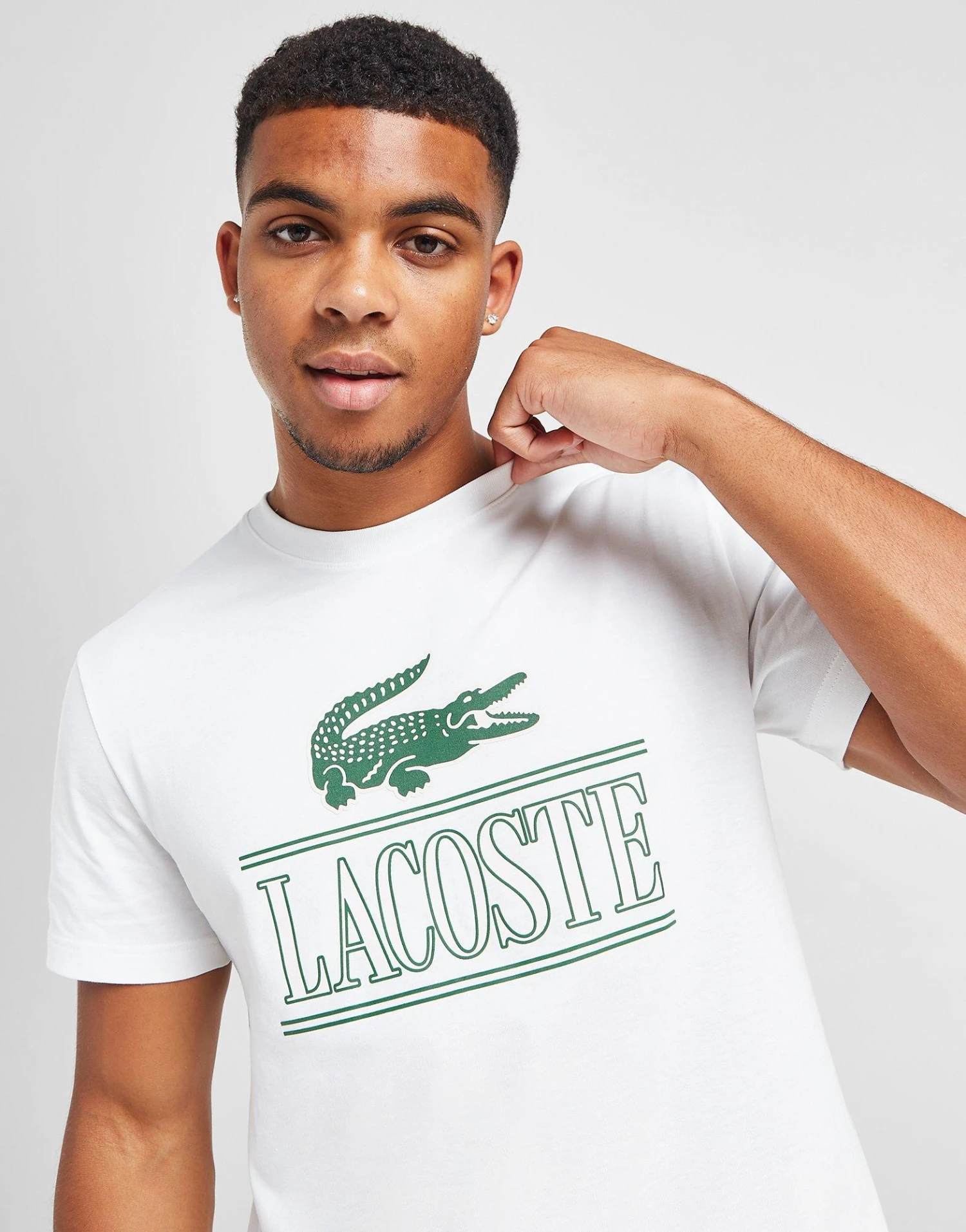 Lacoste T-shirt Large Logo Stack Homme 2 Lacoste T-shirt Large Logo Stack Homme â Image 2