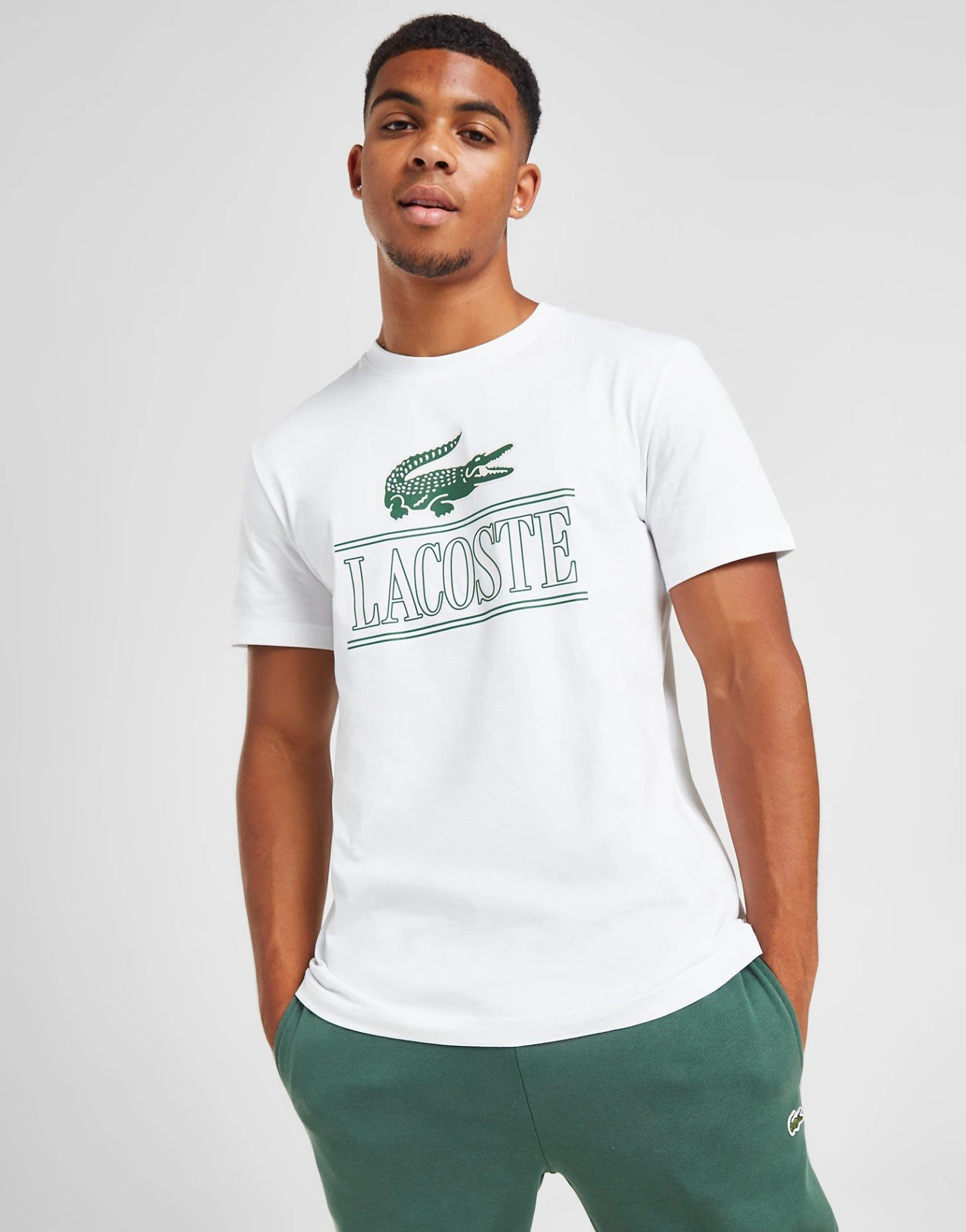 Lacoste T-shirt Large Logo Stack Homme 5 Lacoste T-shirt Large Logo Stack Homme â Image 5