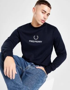 Fred Perry Sweatshirt Global Stack Homme