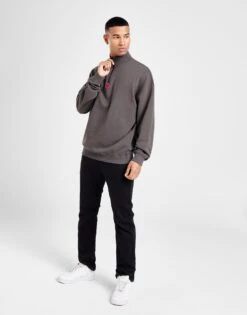 HUGO Durty 1/2 Zip Sweatshirt -Sport Vêtements Magasin jd 683141 e