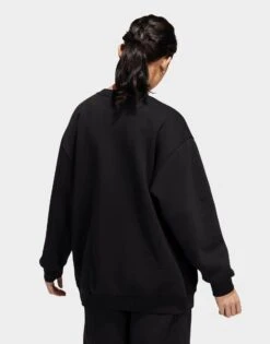 Adidas Sweat-shirt Ras-du-cou En Molleton Oversize All-Season -Sport Vêtements Magasin jd HS6857 c