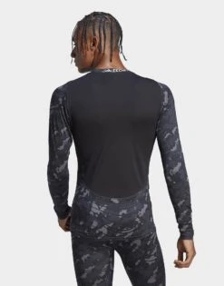 Adidas T-shirt D'entraînement à Manches Longues Imprimé Intégral Techfit -Sport Vêtements Magasin jd HS9797 c
