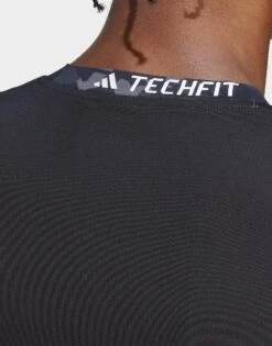 Adidas T-shirt D'entraînement à Manches Longues Imprimé Intégral Techfit -Sport Vêtements Magasin jd HS9797 e