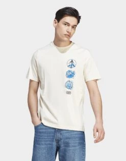 Adidas T-shirt Sportswear Change Through Sports Triple