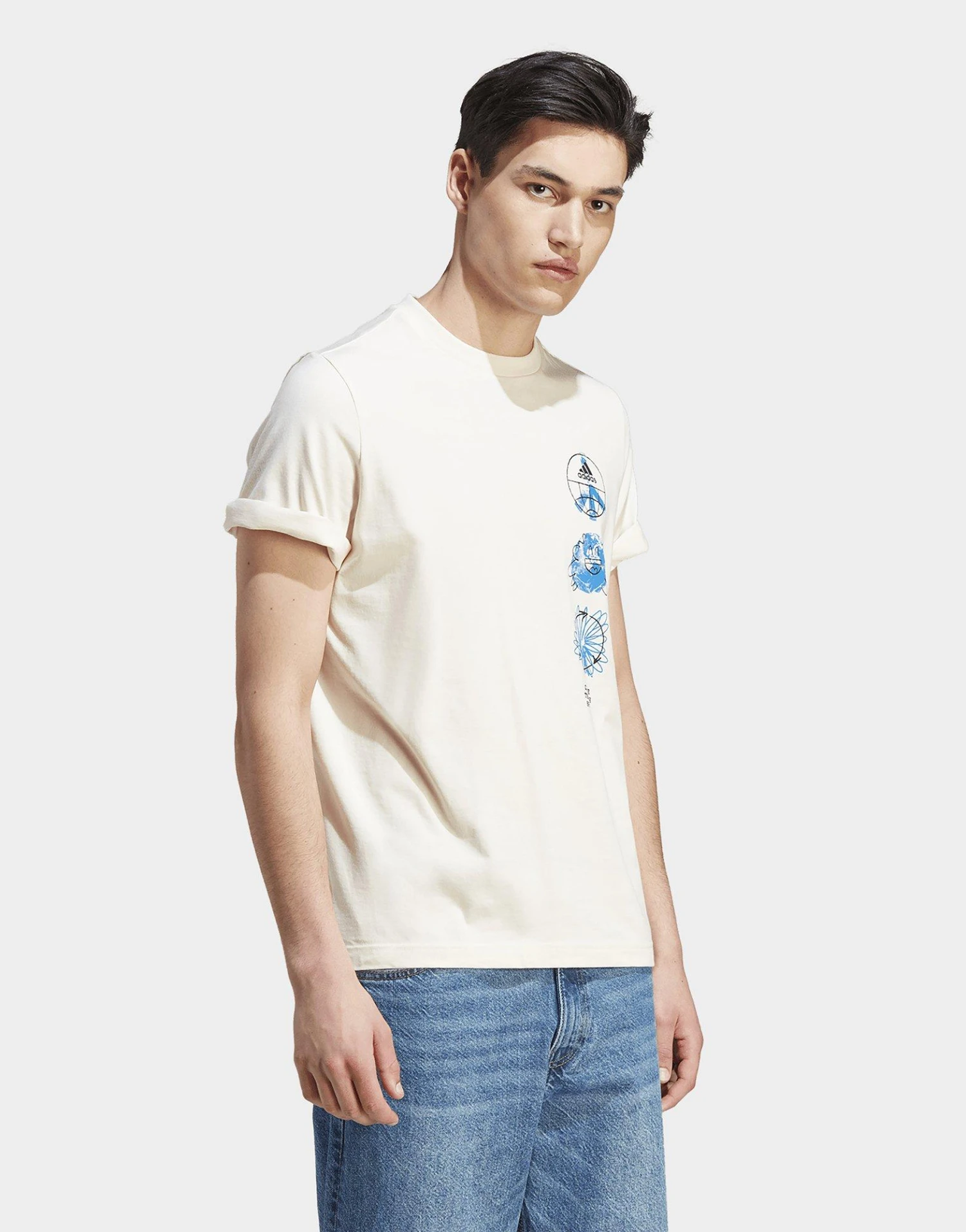 Adidas T-shirt Sportswear Change Through Sports Triple 2 Adidas T-shirt Sportswear Change Through Sports Triple – Image 2