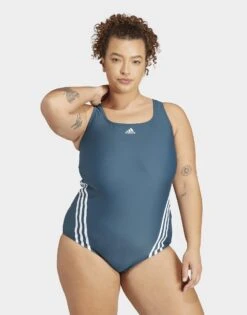 Adidas Maillot De Bain 3-Stripes (Grandes Tailles)