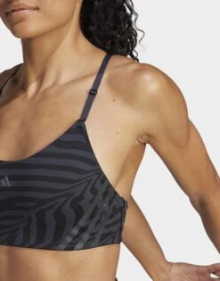 Adidas Brassière 3 Bandes Jacquard AeroImpact Training Maintien Léger -Sport Vêtements Magasin jd HZ1513 d