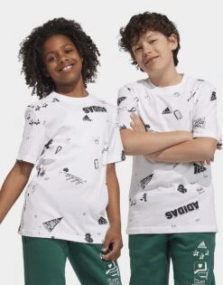 Adidas T-shirt Imprimé Intégral Brand Love Enfants