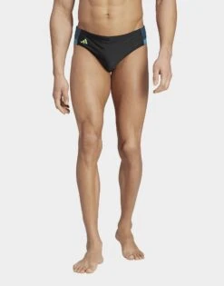 Adidas Slip De Bain Colorblock