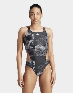 Adidas Maillot De Bain à Imprimé Graphique Intégral