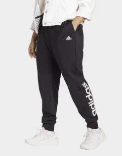 Adidas Pantalon En Molleton à Chevilles élastiques Essentials Linear (Grandes Tailles)