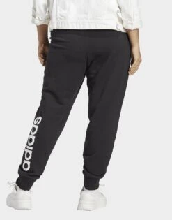 Adidas Pantalon En Molleton à Chevilles élastiques Essentials Linear (Grandes Tailles) -Sport Vêtements Magasin jd IB8756 c