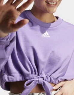 Adidas Sweat-shirt Court Et Polyvalent Dance -Sport Vêtements Magasin jd IC6685 d