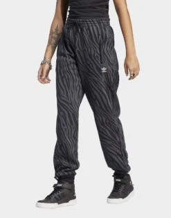 Adidas Originals Pantalon De Survêtement à Imprimé Animal Zèbre Intégral Essentials